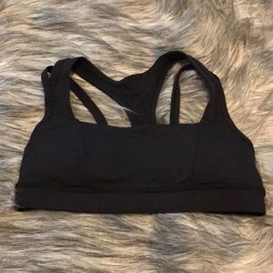Lululemon black sports bra